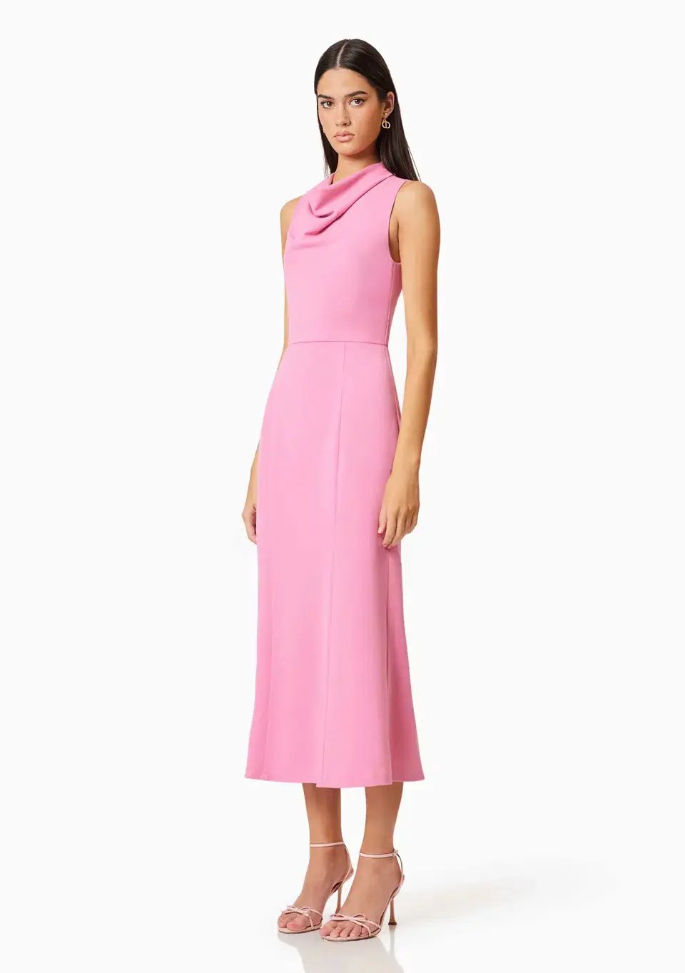 Elliat Jamie Midi Dress in Pink Size 6 photo 3