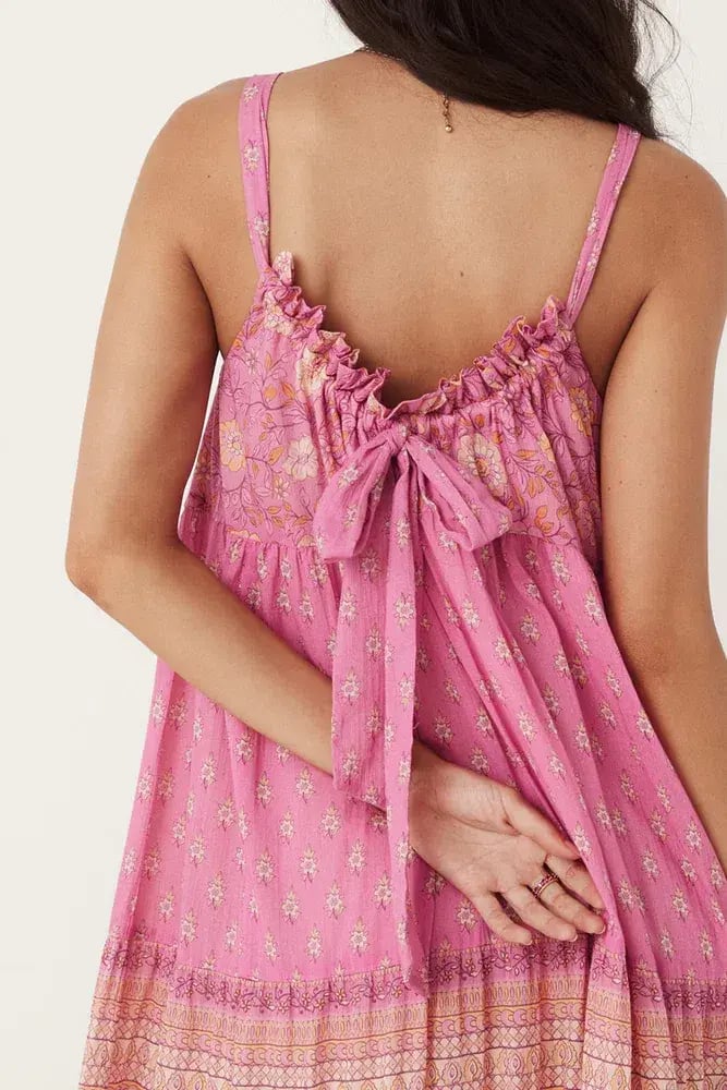 Spell and the Gypsy Utopia Strappy Sundress Flamingo Size XS/Au 6 photo 4