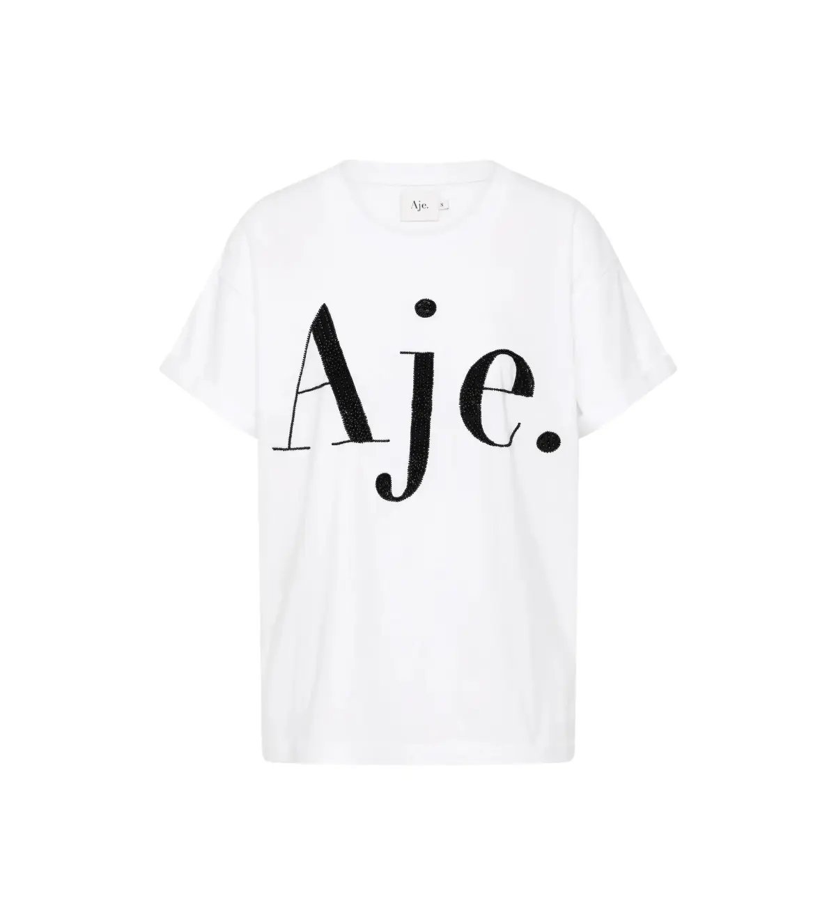 Aje Beyond Embellished Logo Tee Size XS/6 photo 4