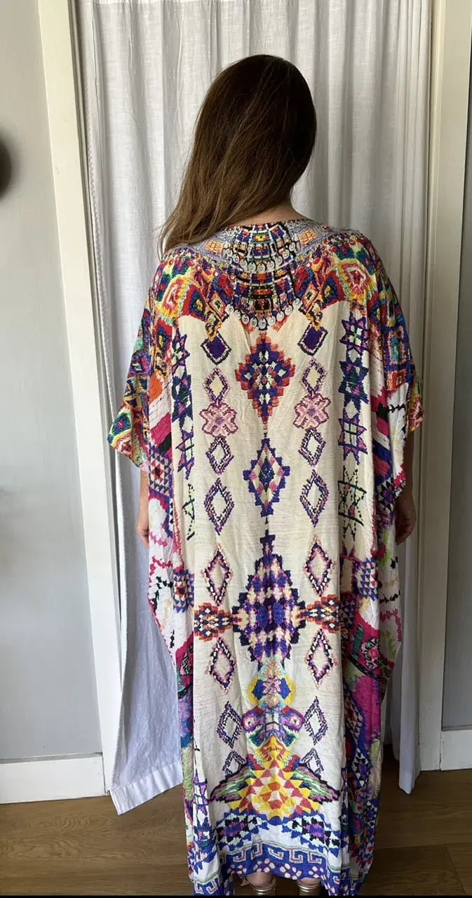 Camilla Mother Knows Best Round Neck Kaftan One Size photo 5
