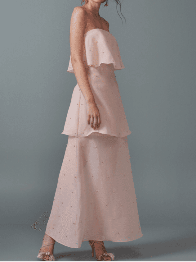 Keepsake call me gown - blush photo 4