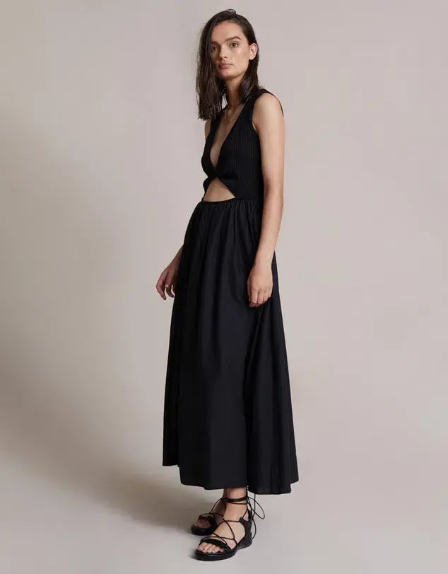 Bec & Bridge Reevis Midi Dress Black Size 8 photo 4