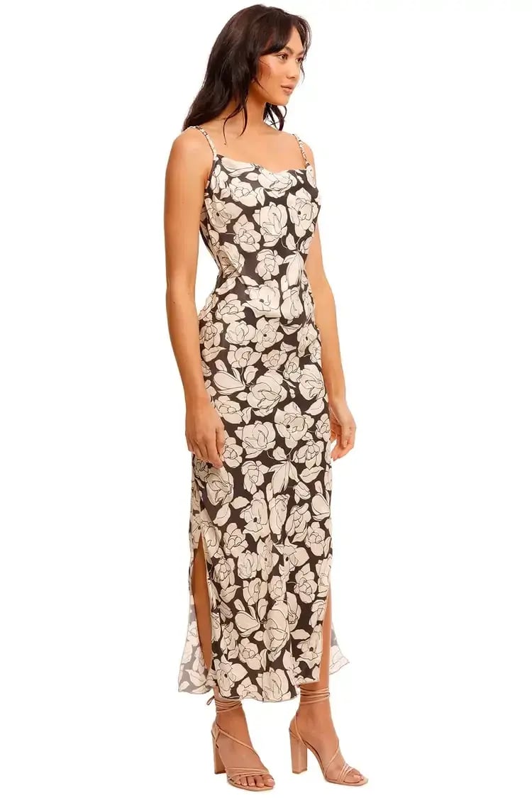 Nanushka Willow Slip Dress in Porcelain Rose Size 12 photo 2