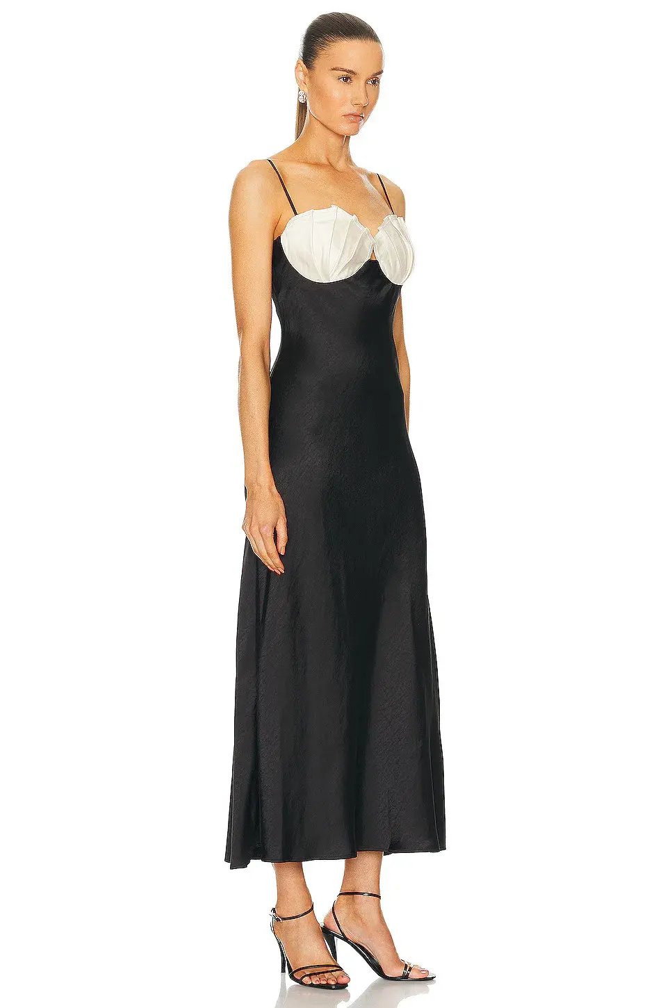 Rachel Gilbert Ryder Midi Dress Black/Ivory Size 1 / AU 8 photo 2