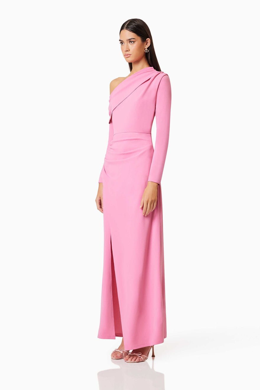 Elliatt Jamie One Shoulder Gown - Pink photo 3