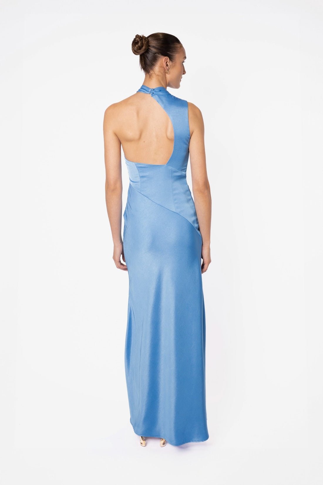 ONE FELL SWOOP GISELE MAXI DRESS - AZZURE photo 7