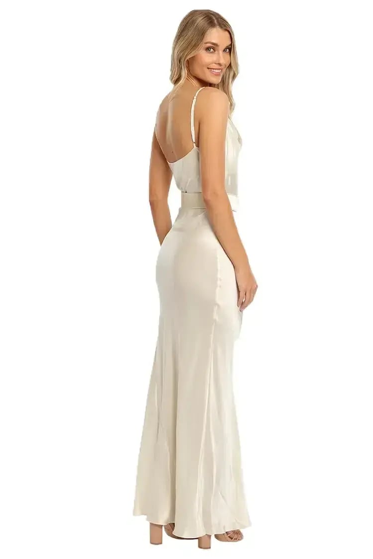 Nicholas Simone Dress in Cream Size 12 photo 3
