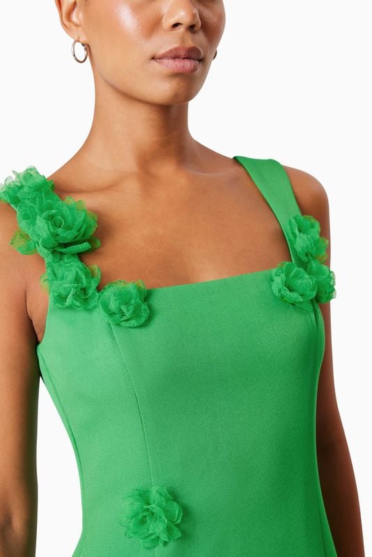 ELLIATT VALERIA MIDI DRESS - GREEN photo 5