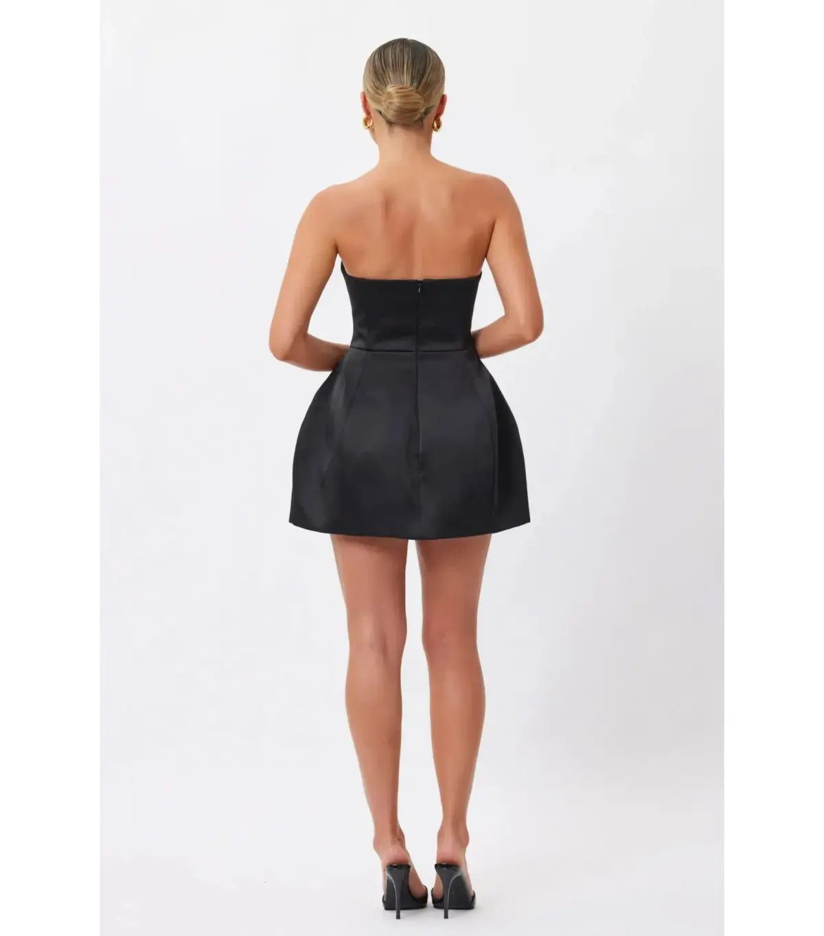 Bianca & Bridgett Elysse Mini Dress in Black Size M / AU 10 photo 3