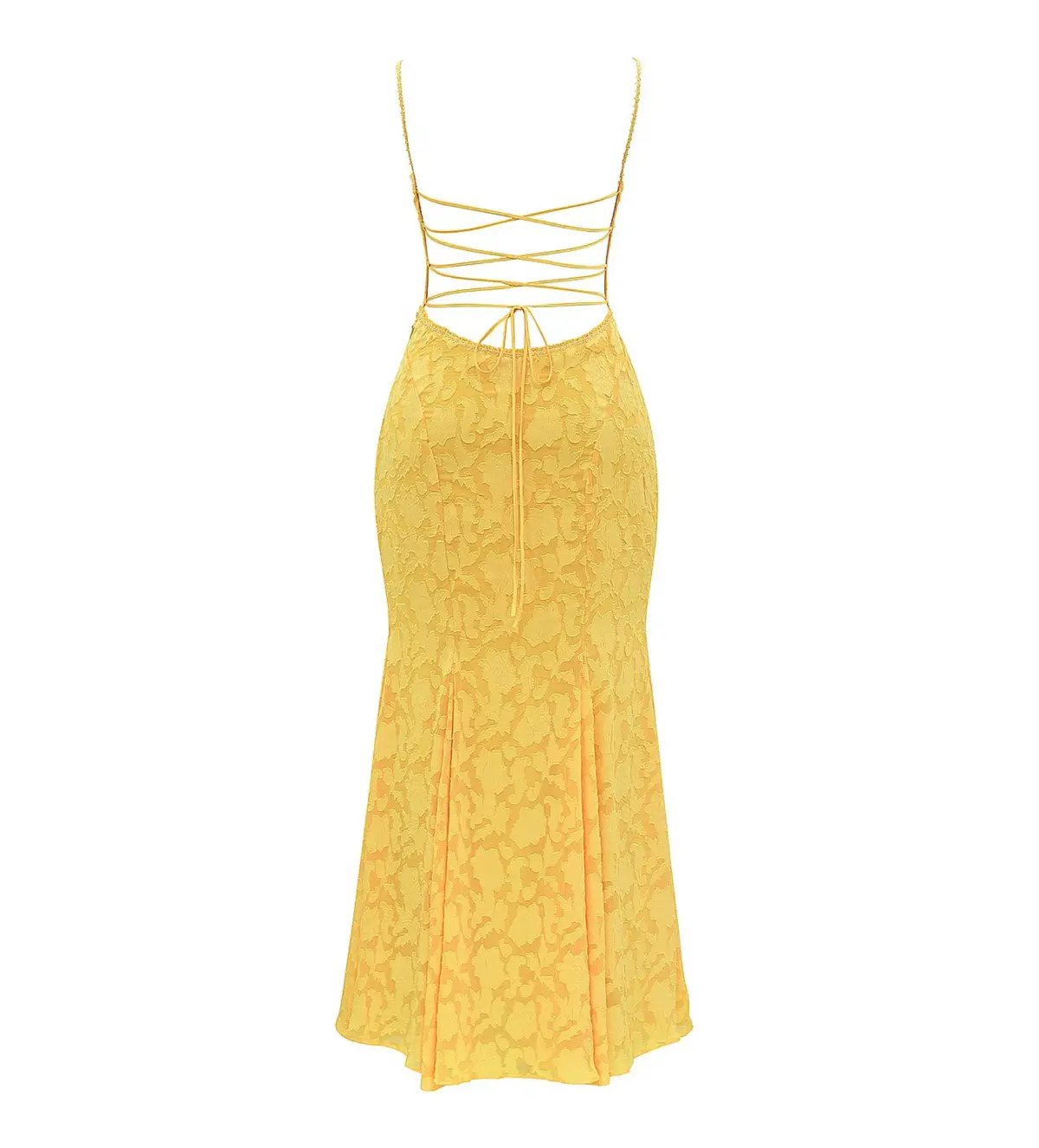 House of CB Joan Lace Up Back Maxi Dress Apricot Size XS/AU 6 photo 9