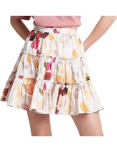 Aje Dassia Mini Skirt Print Size 6 photo 4