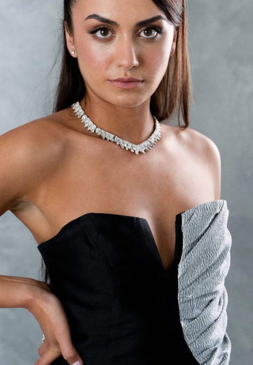 Dior Silver Crystal Choker photo 4