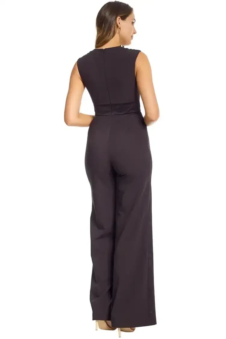 Jay Godfrey Rhodes Jumpsuit in Black Size 6 photo 3