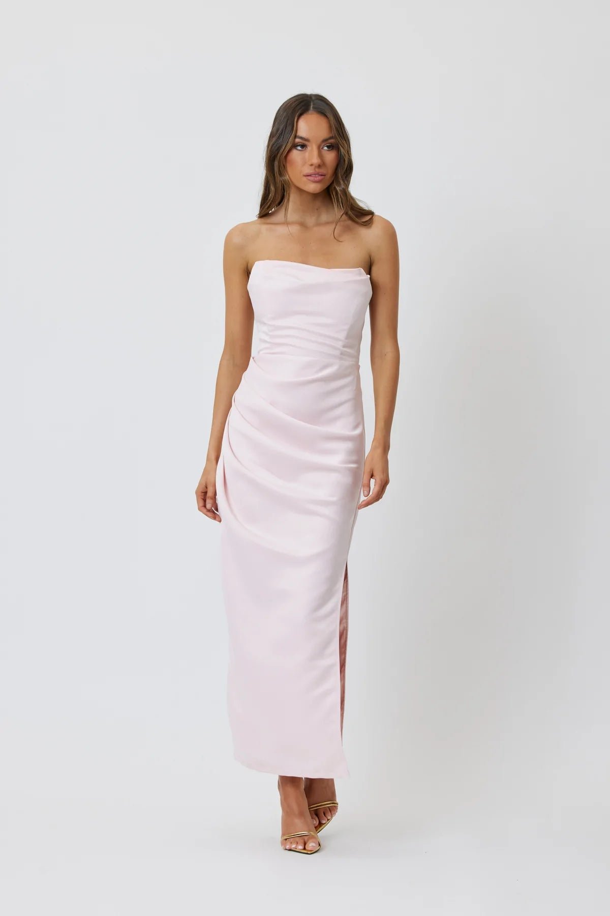 BIANCA & BRIDGETT EVELYN DRESS - BLUSH photo 3