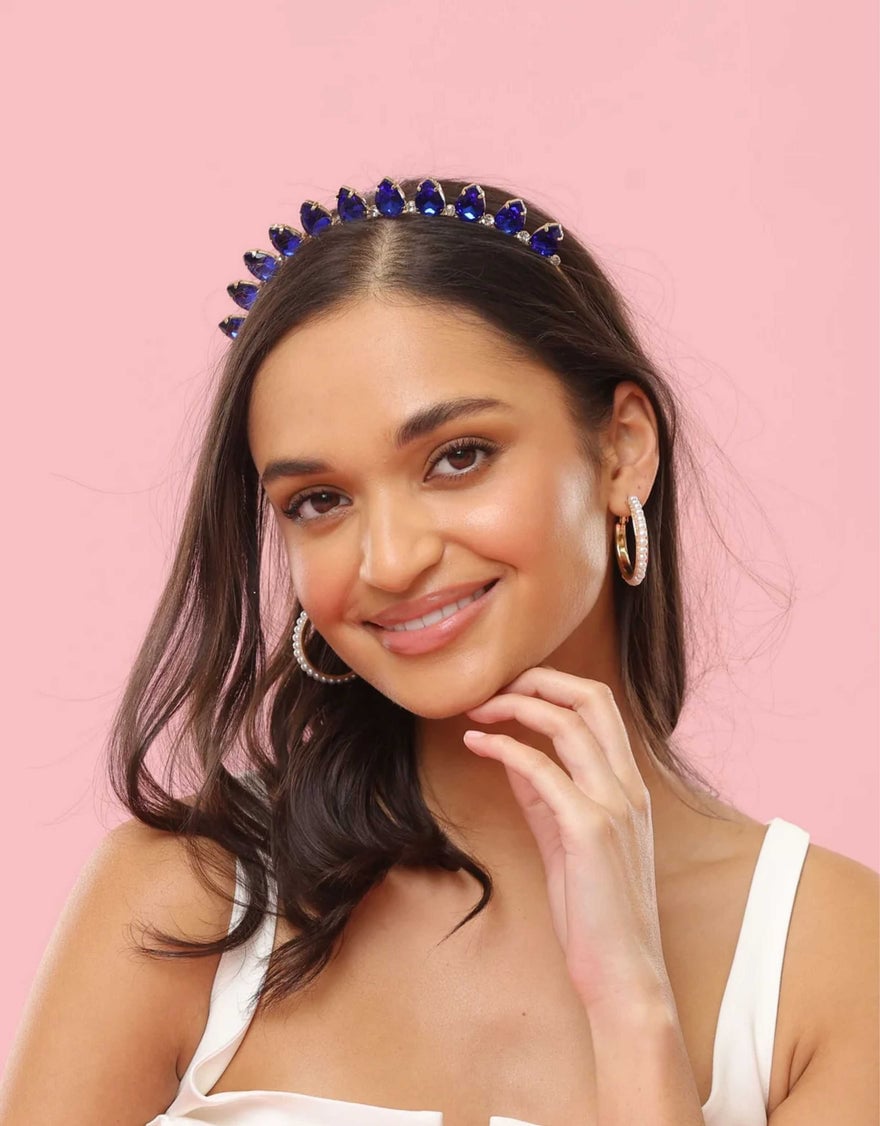 Morgan & Taylor Raye Headband, Blue photo 4