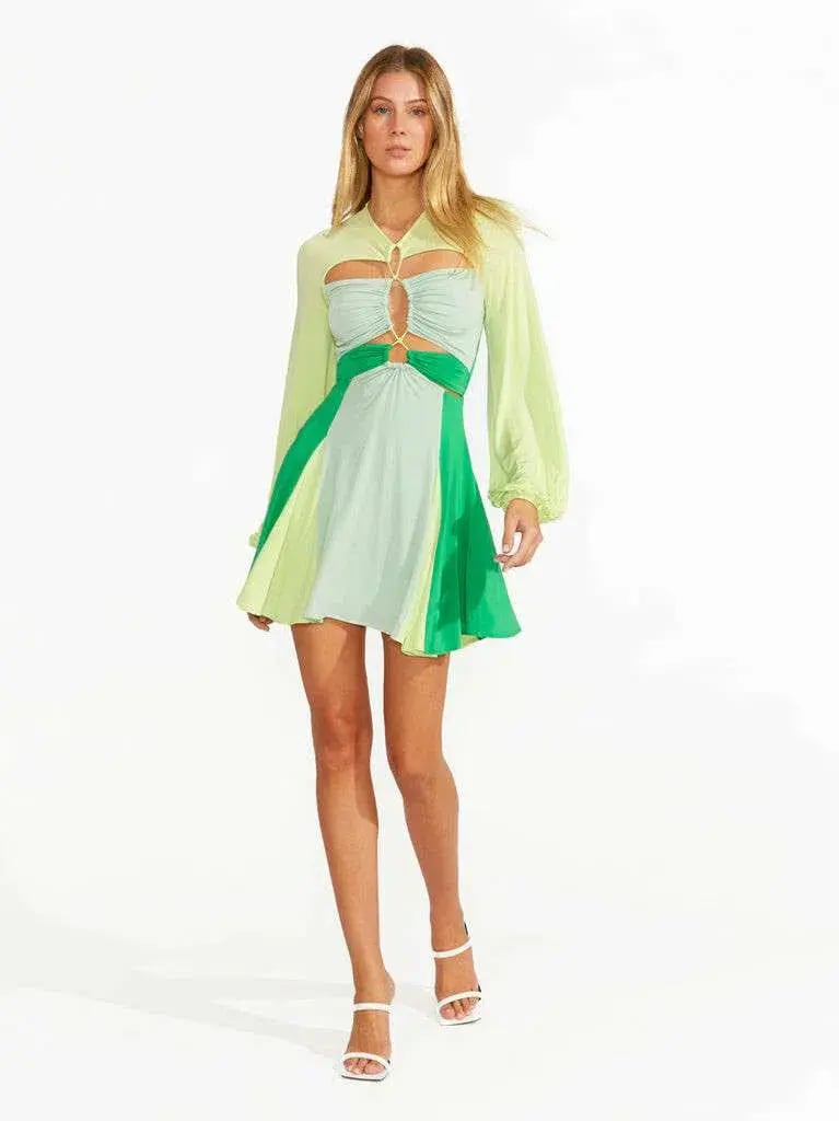 Alice McCall Bnwt Clover In Tulum Mini Dress Green Size AU 8 photo 2