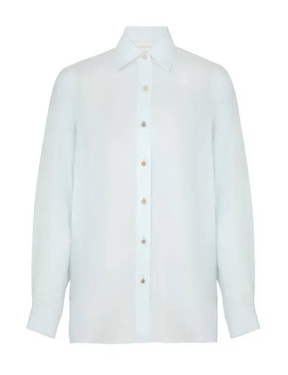 Zimmermann Natura Oversized Shirt in Size 0P / AU 6 and Short in Size 1 / AU 10 Set Mint photo 4