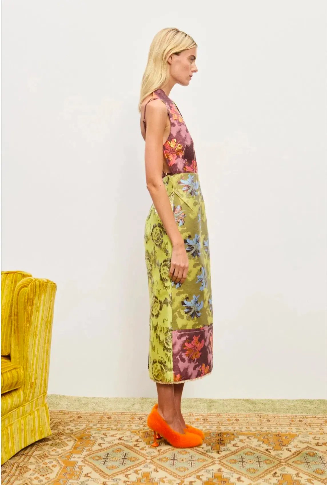 Alemais Adriana Jacquard Gown Midi Size AU 10 photo 2