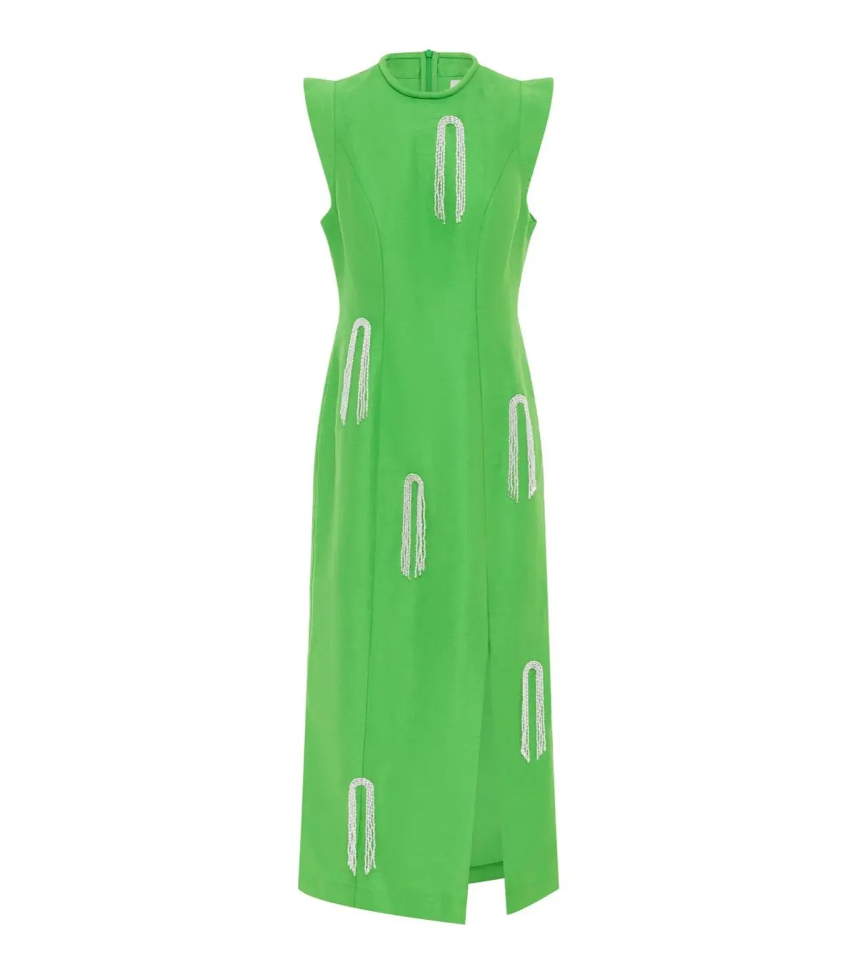 Alemais Dazzle Midi Dress Green Size AU 12 photo 3