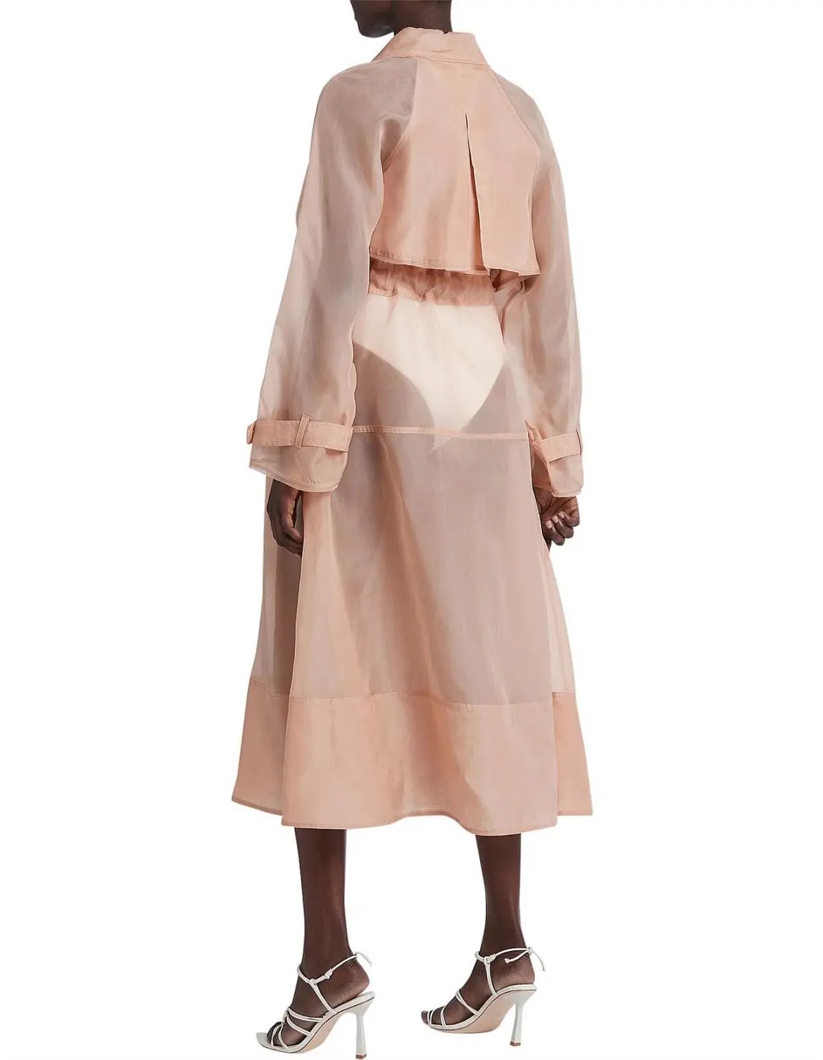 Aje Riviera Trench Coat in light Beige in Size AU 8 photo 3