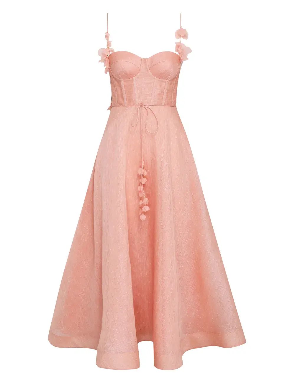 Zimmermann Wonderland Midi Corset Dress Size 8 photo 3