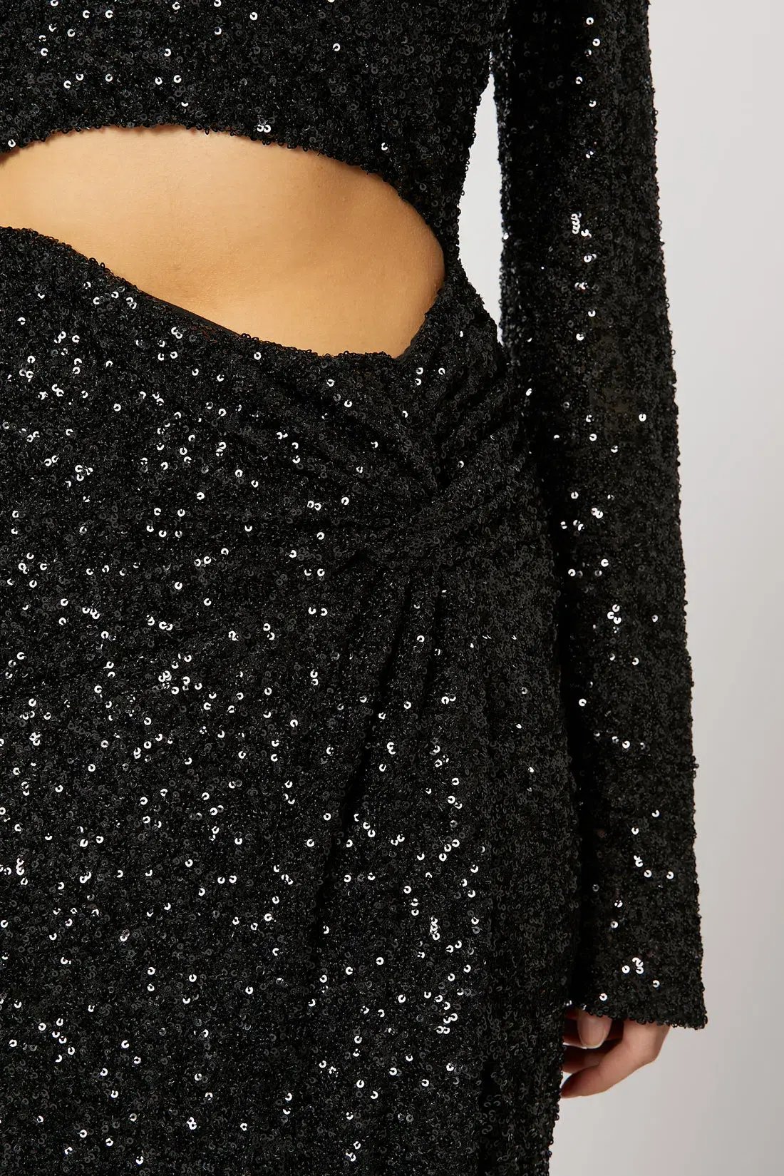 Winona Chandra Knot Midi Dress Black Size S / AU 8 photo 4