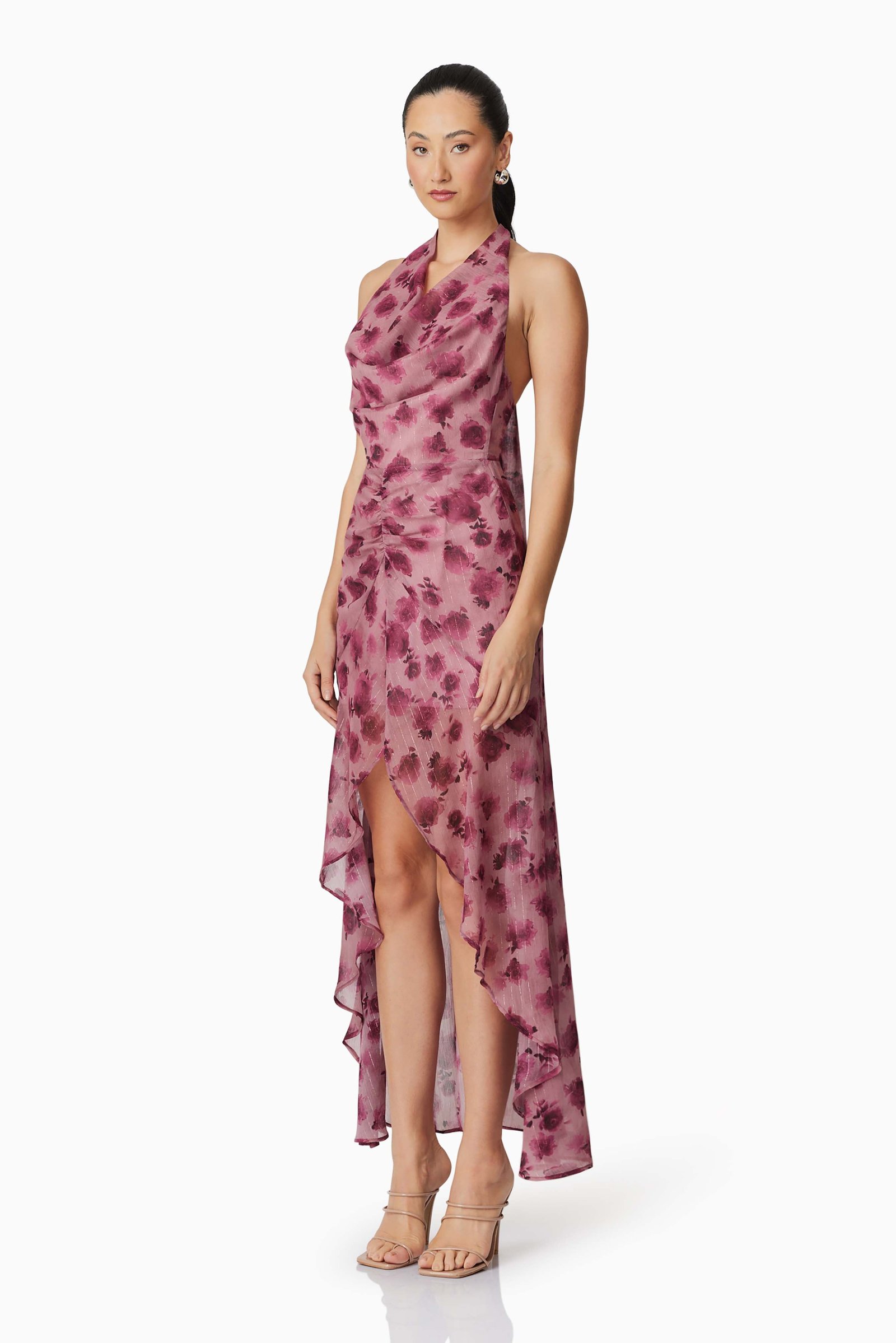 ELLIATT MONICA DRESS - PLUM MULTI photo 3
