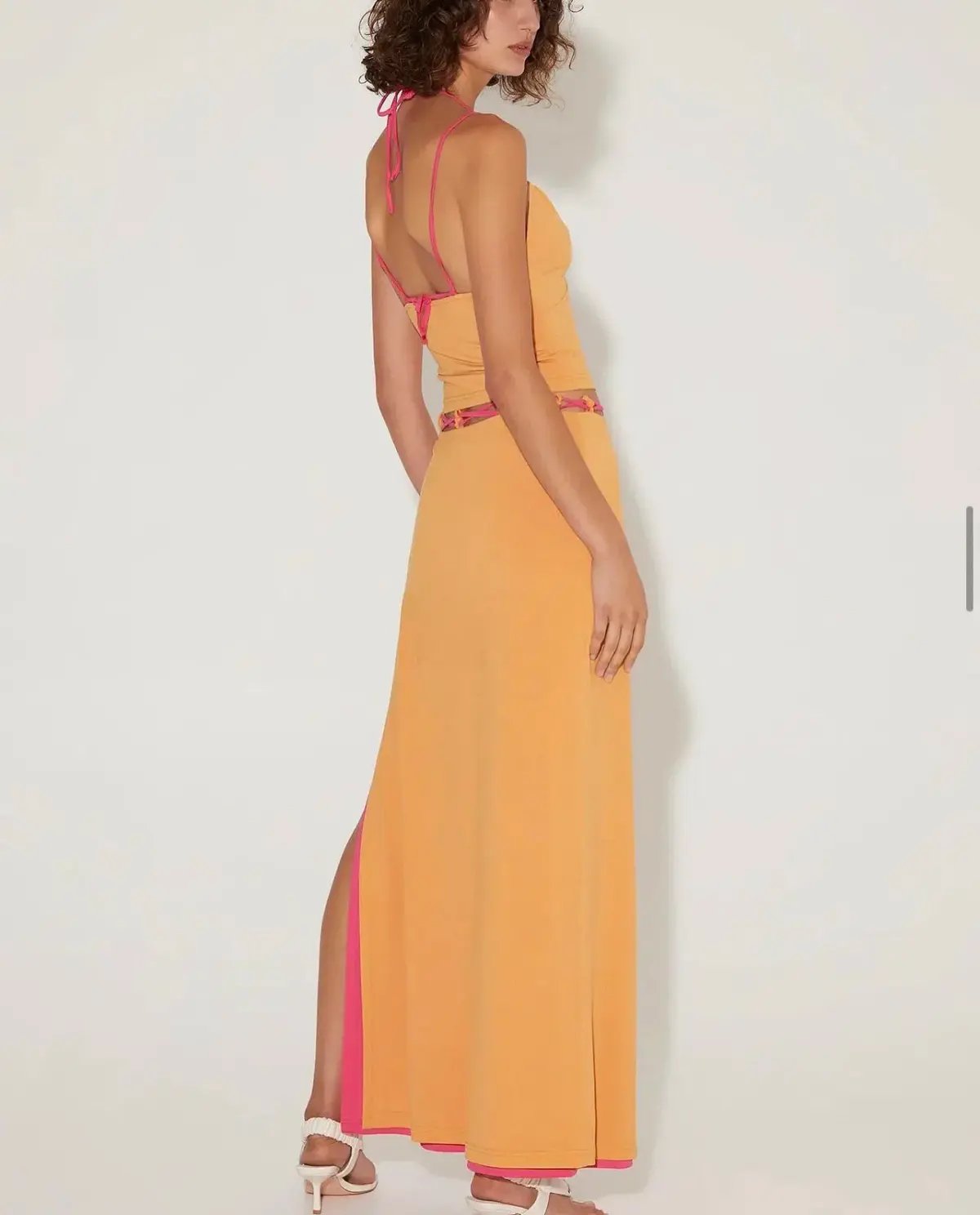 Hansen & Gretel Rosco Top Size 4 and Shania Skirt in Mango Size 6 photo 3