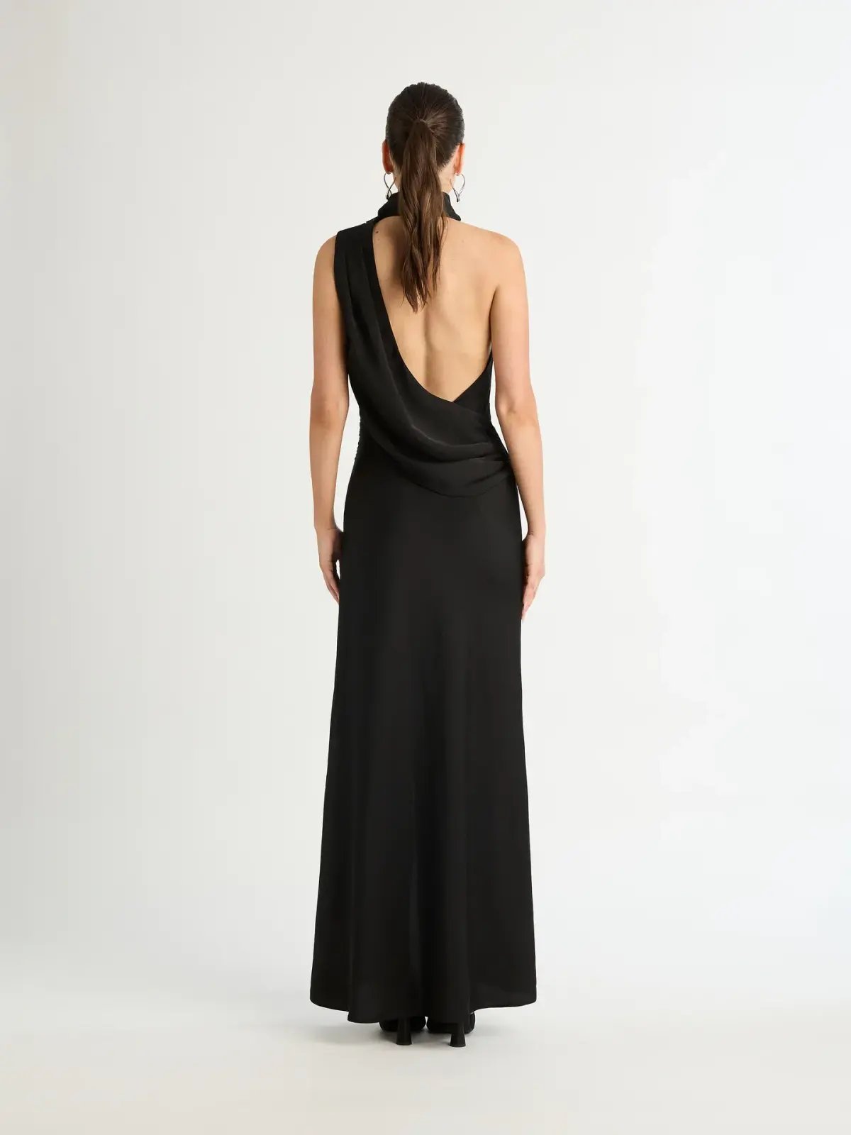 Sheike Venus Maxi Dress Black Size 16 photo 6