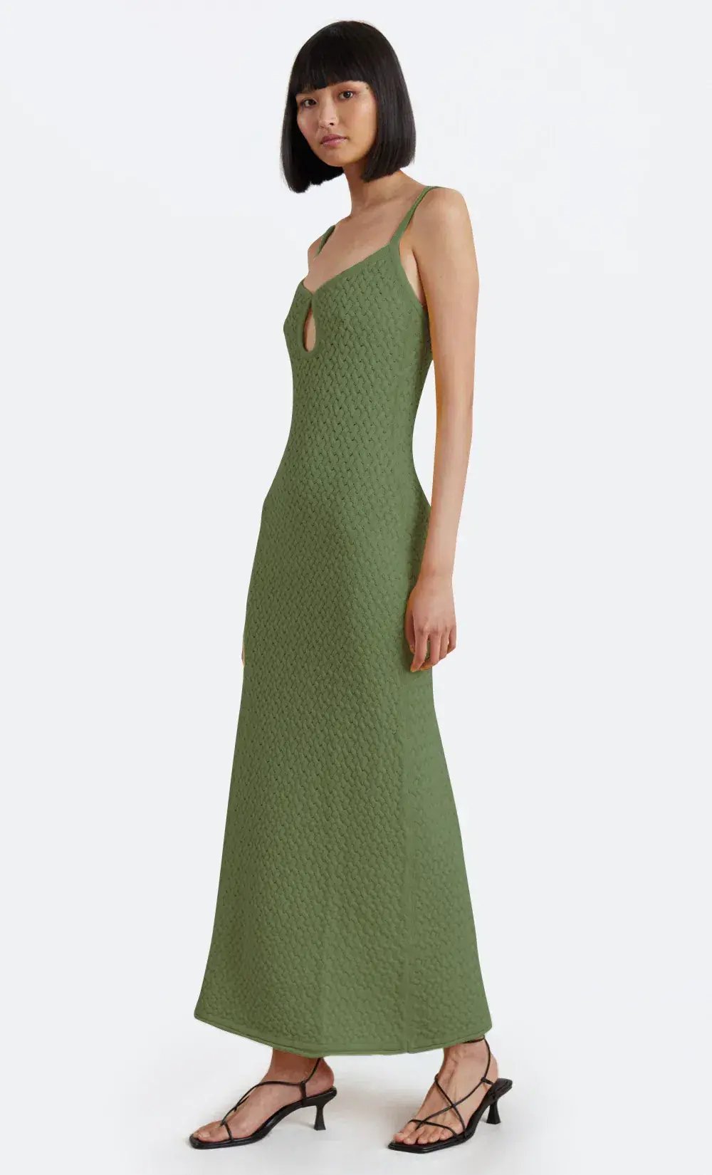 Bec & Bridge Effie Knit Key Maxi Dress Green Size AU 12-14 photo 2