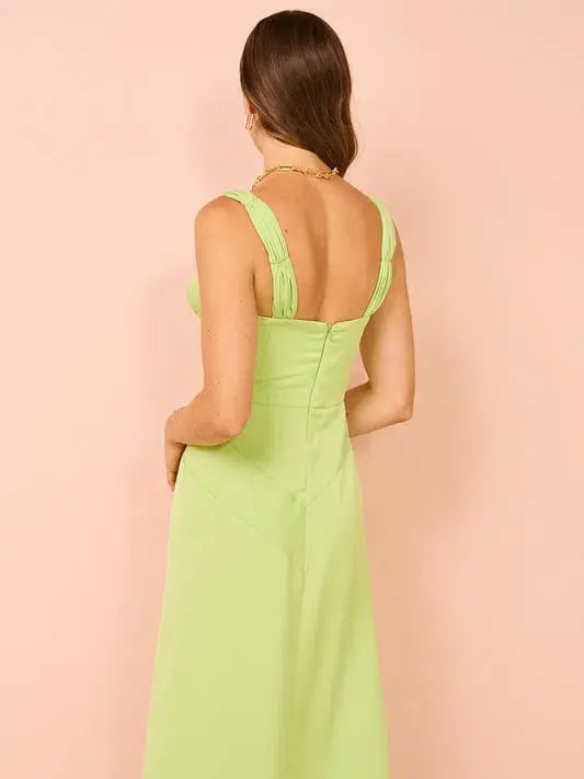 One Fell Swoop Ella Dress In Green Grape Size 10 photo 6