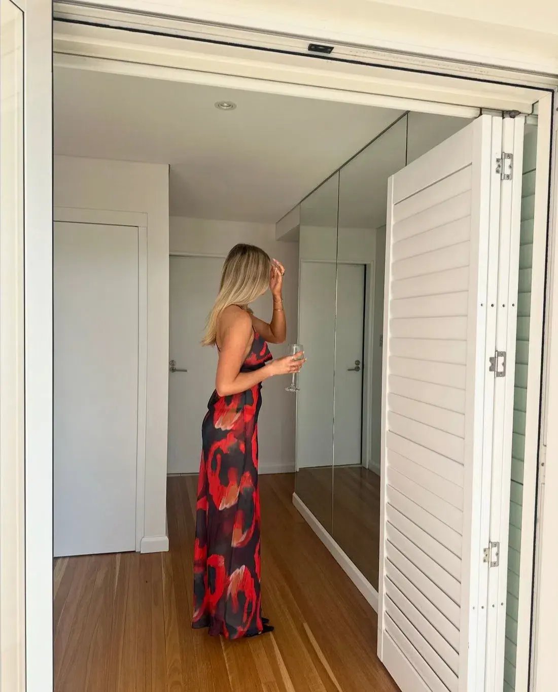 Sasha Therese Serene Dress Maxi Red Size AU 6 photo 5