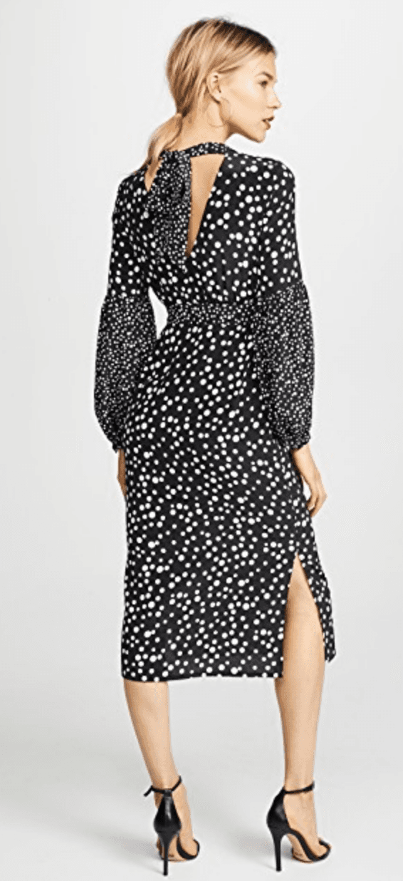 Rixo of London Black and White Spot Dress photo 4
