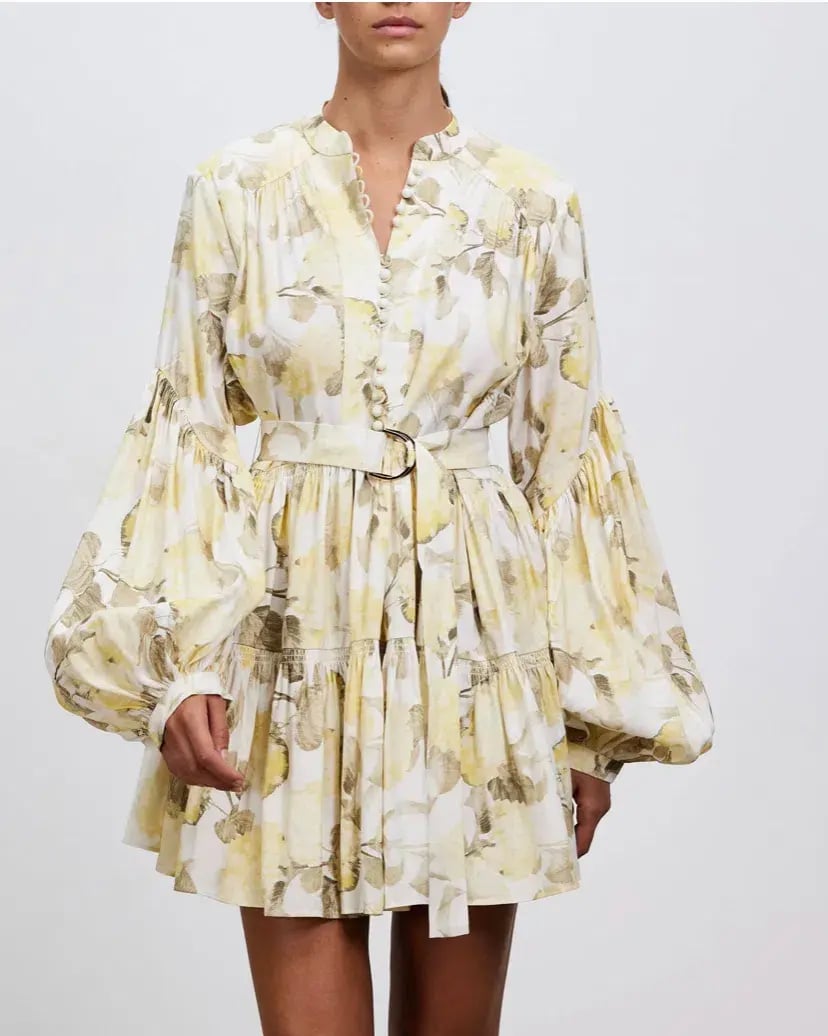Acler Somerset Dress Hydrangea Floral Size 10 photo 2