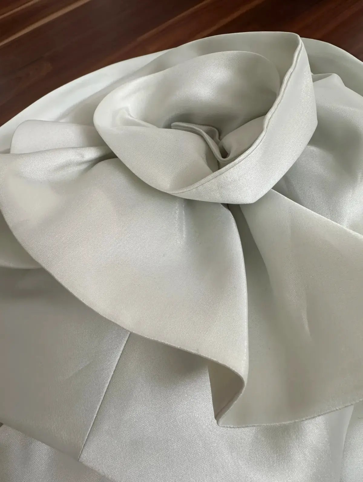 Sierra Darien Voluminous Flower Design Dress Silver Size AU 8 photo 3