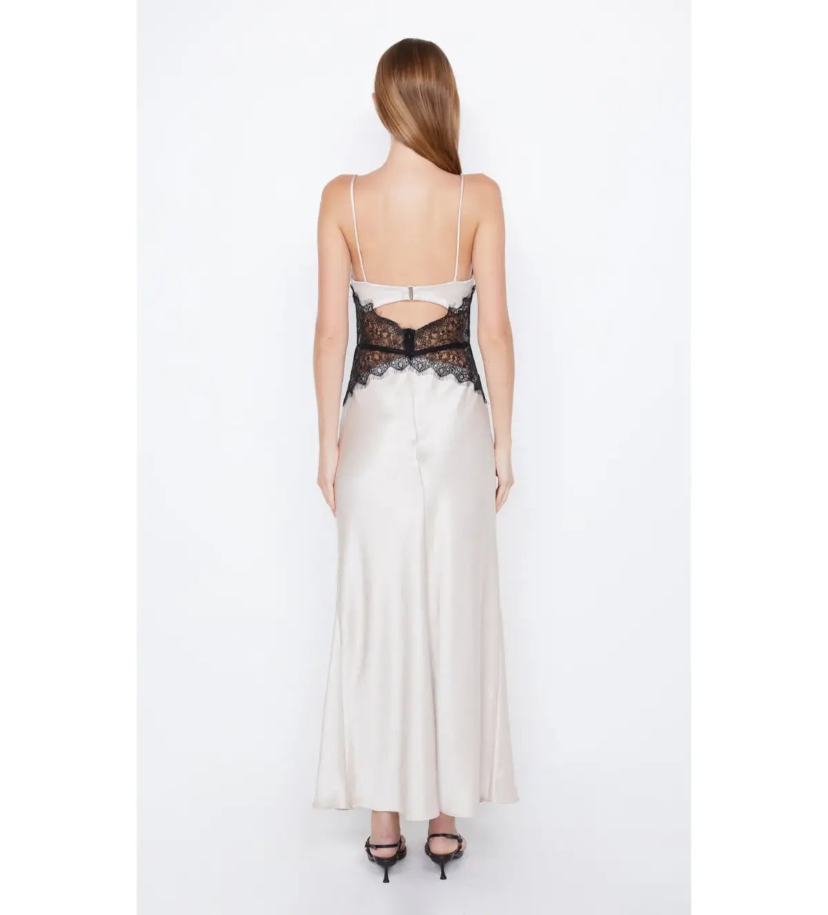 Bec & Bridge Camille Maxi Dress Sand/Black Size 10 photo 2