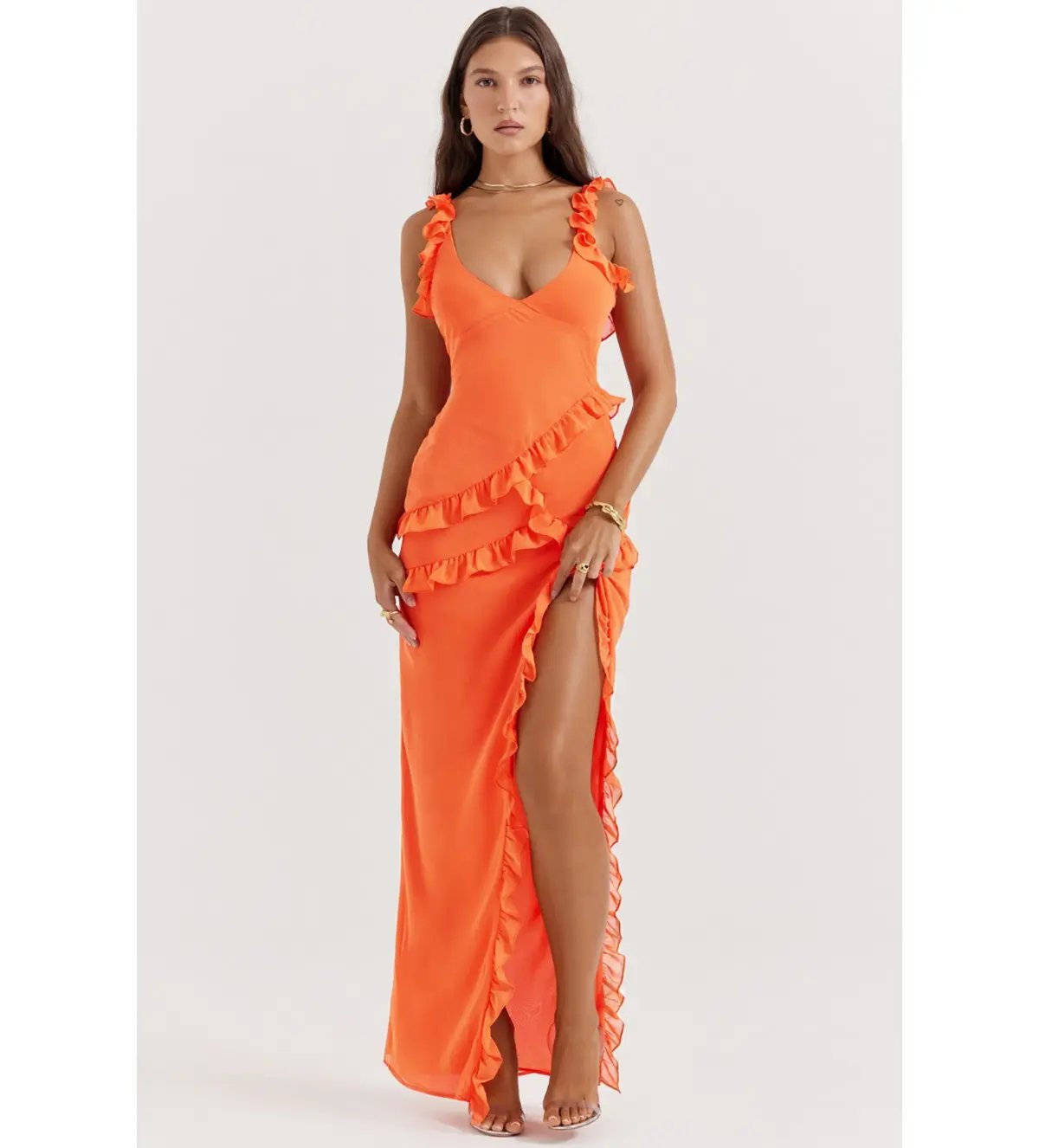 House of CB  Pixie Dress Flame Size XS/6 photo 2