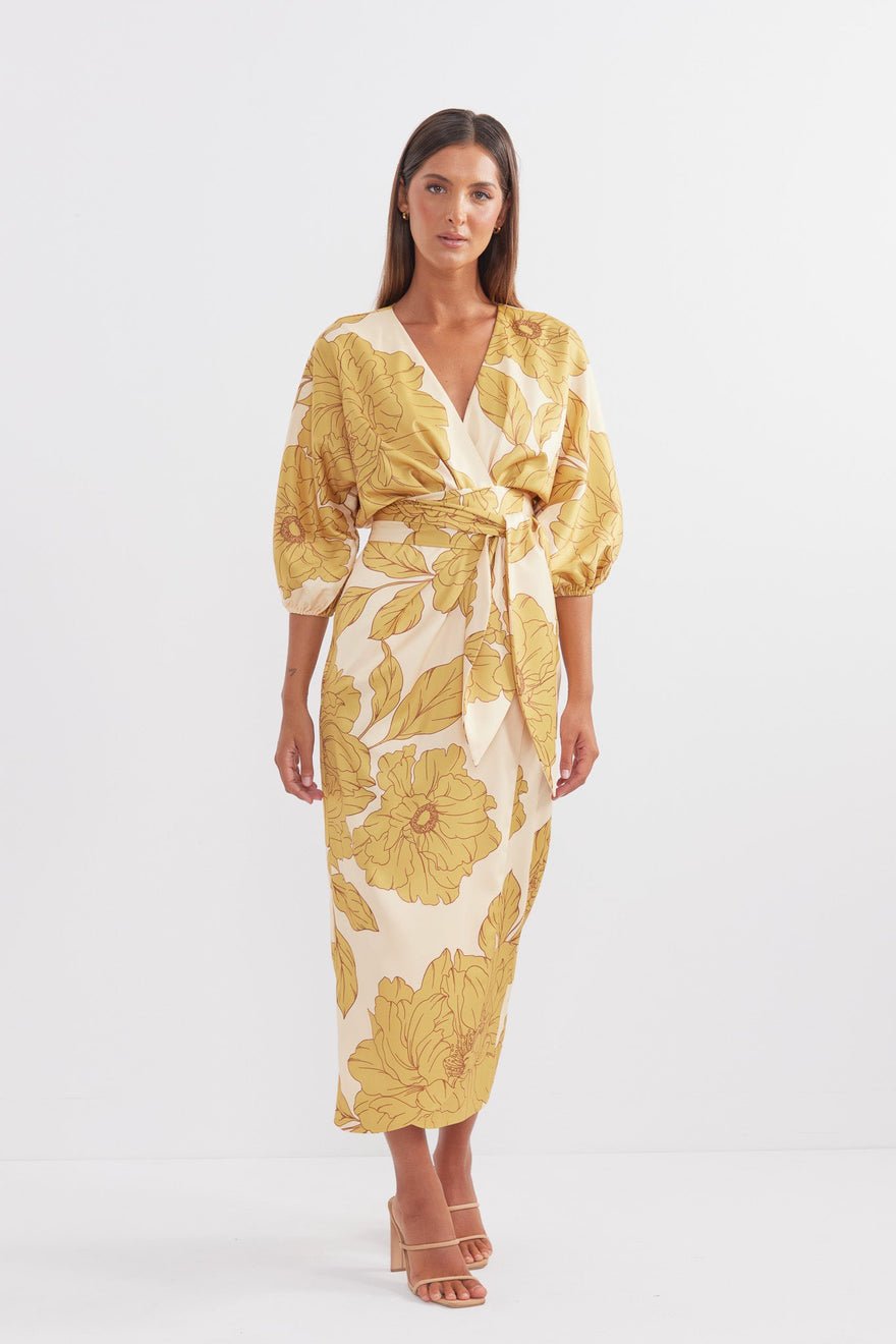 Pasduchas Favourite Wrap Midi - Golden photo 3