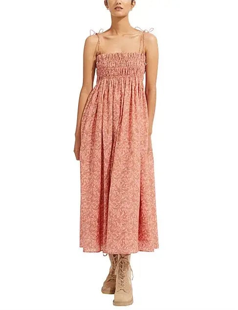 Steele Sierra Dress Carnelian Size M/Au 12 photo 2
