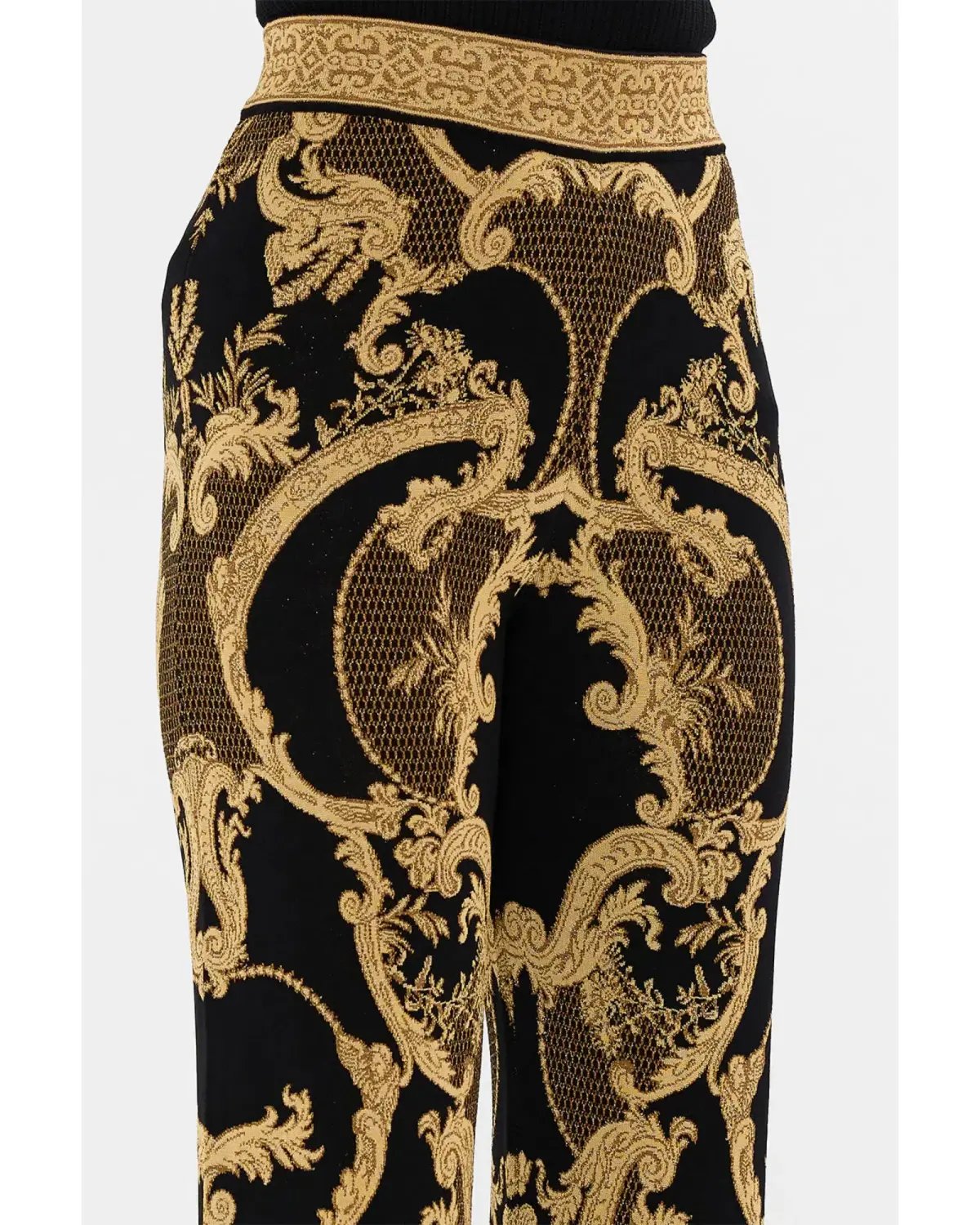 Camilla Flared Jacquard knit pant Magic in the Manuscripts Size AU 10 photo 5