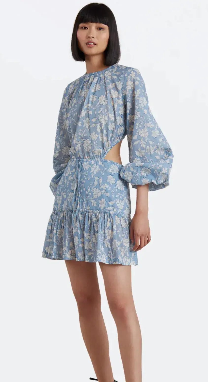 Bec & Bridge Floral Skies Mini Dress Floral Skies Size 8 photo 2
