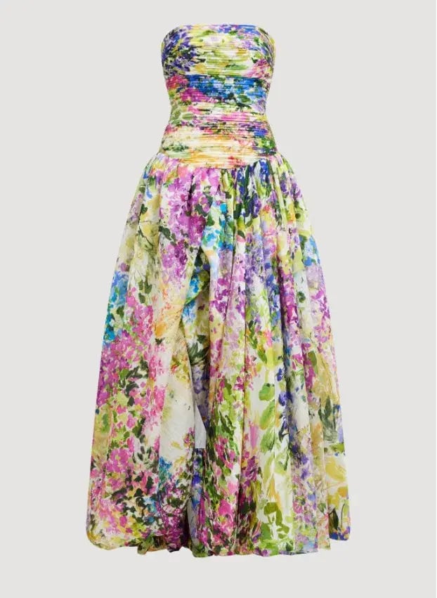 Aje Dahlia Maxi Gown in Lavandula Floral Size 6 photo 3