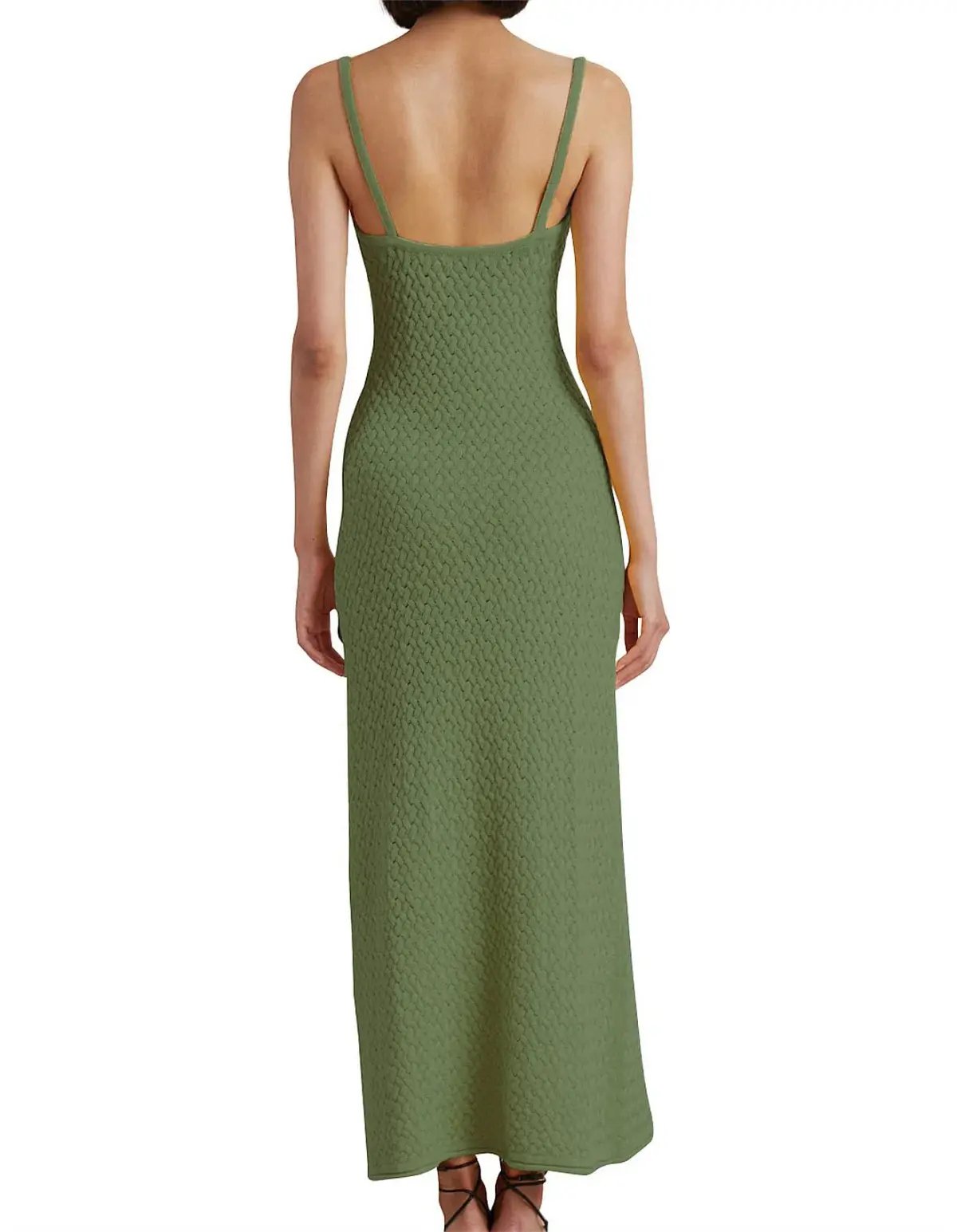 Bec & Bridge Effie Knit Key Maxi Dress Green Size L / Au 12 photo 3