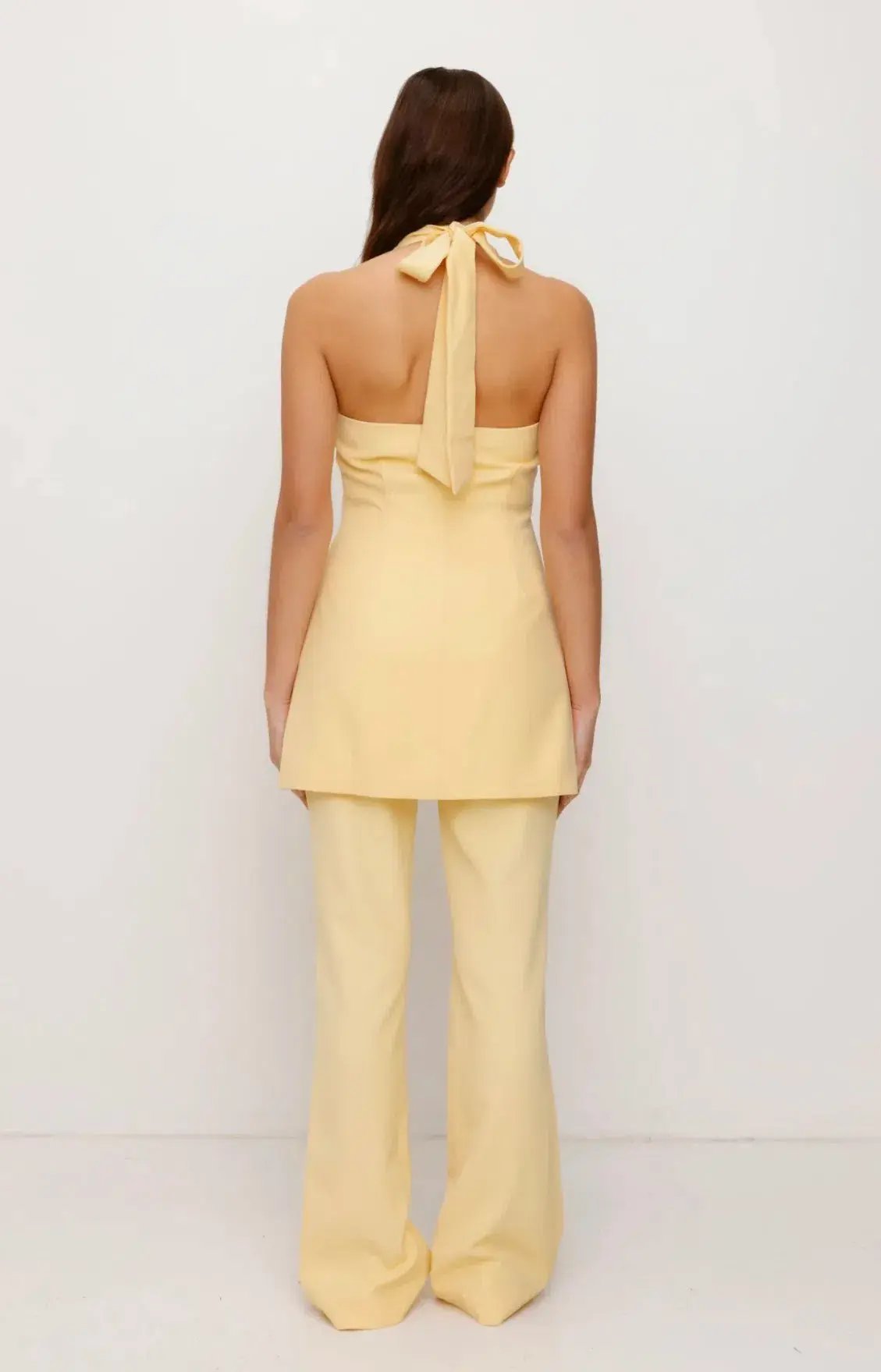 Irida Vest Dress Butter Yellow photo 3