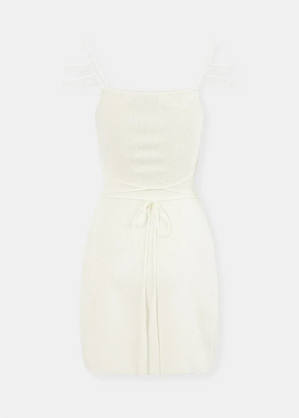 Mach & Mach Ivory Matilde Mini Dress Ivory photo 4