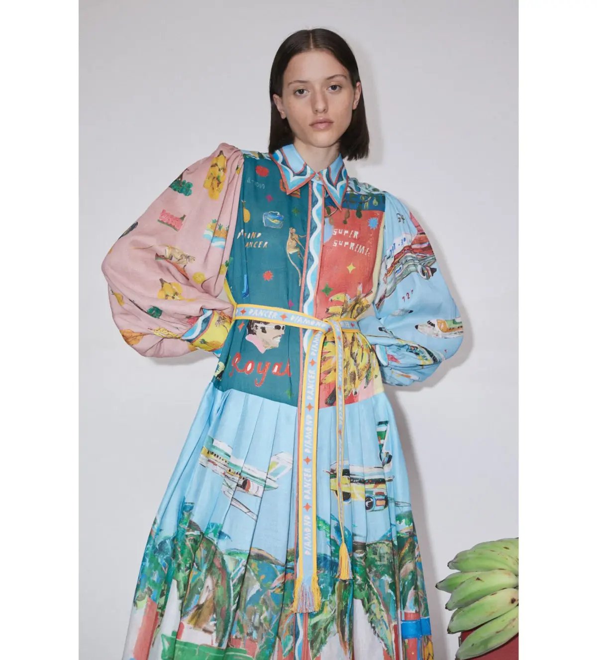 Alemais All Aboard Shirtdress Multi Size AU 16 photo 2