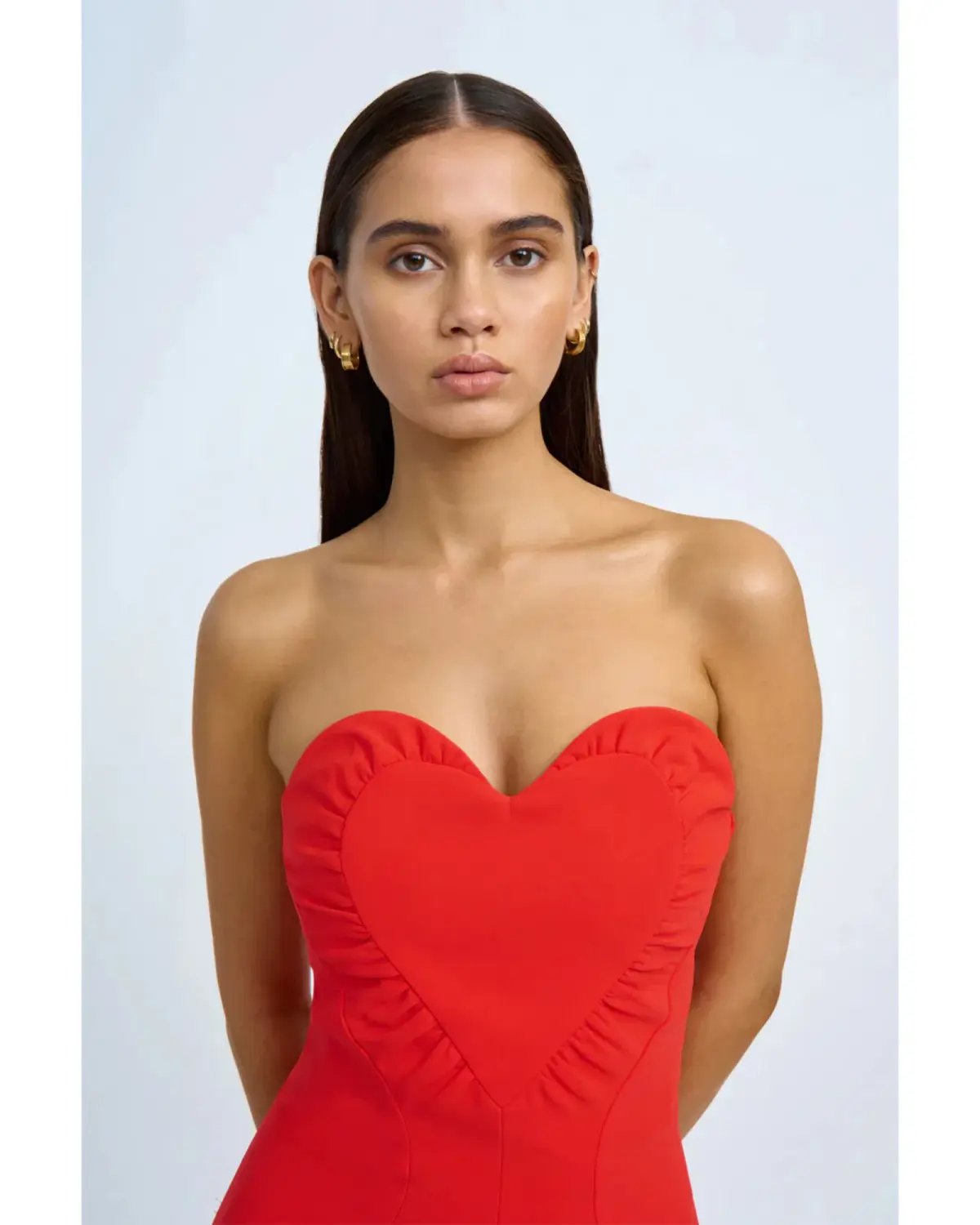 By Johnny Seraphina Dress Scarlet Red Size AU 6 photo 3