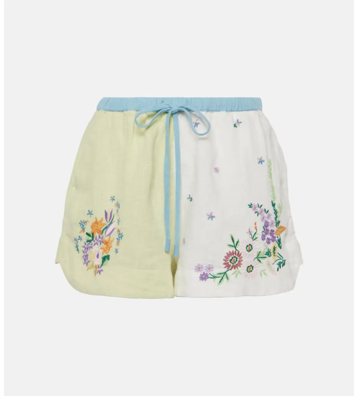Alemais Willa Embroidered Shirt and Short Set Multi Floral Size 16 photo 8