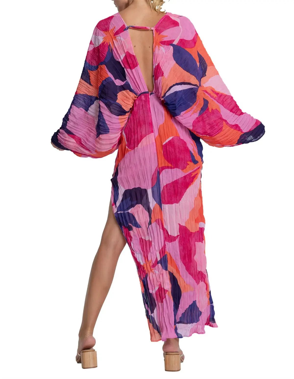 L'Idee De Luxe Long Sleeve Gown Capri Pink Size 6 / XS photo 3