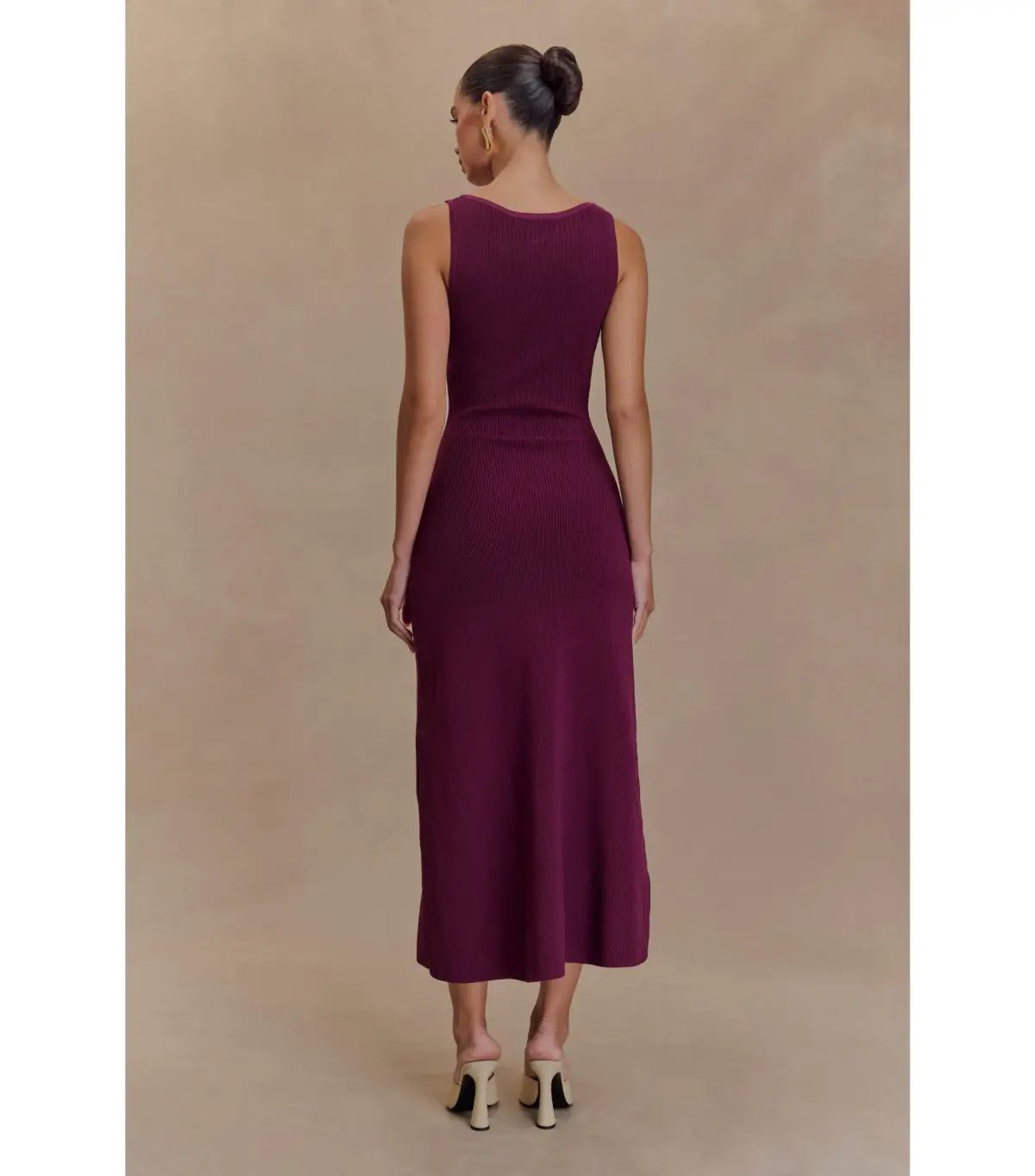 Meshki Sawyer Sleeveless Buttoned Maxi Dress Plum Size XXS / AU 4 photo 3